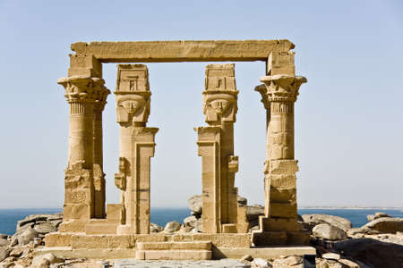 Details of Egyptian art. An example of the art of the pharaohs.