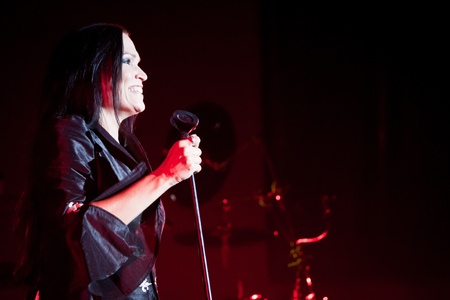 Aula Magna, Lisbon, Portugal - February 15, 2012 - Tarja Turunen Performing Live as part of the "What Lies Beneath Euro Tour 2012"のeditorial素材