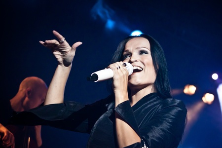 Aula Magna, Lisbon, Portugal - February 15, 2012 - Tarja Turunen Performing Live as part of the "What Lies Beneath Euro Tour 2012"のeditorial素材