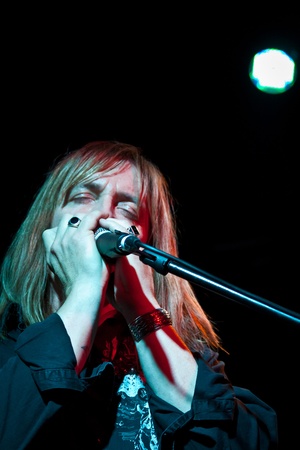 LISBON, PORTUGAL - OCTOBER, 09, 2012 -  The Great White performs live at Paradise Garage on October 09 2012 in Lisbon Portugalのeditorial素材