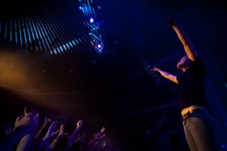 Coliseu dos Recreios, Lisbon, Portugal - June 11, 2012 - Imagine Dragons performs liveのeditorial素材