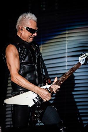MEO Arena, Lisbon, Portugal - March 10, 2014 - Scorpions perform liveのeditorial素材
