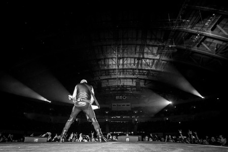 MEO Arena, Lisbon, Portugal - March 10, 2014 - Scorpions perform liveのeditorial素材
