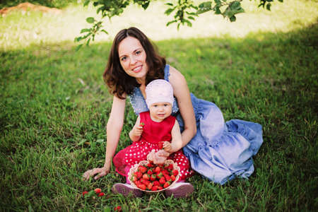 Mother and daughterの写真素材