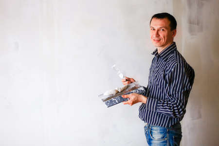 Plastering.の写真素材