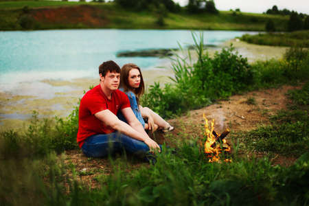 Young couple.の写真素材