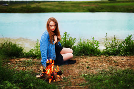 Young woman.の写真素材