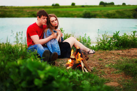 Young couple.の写真素材