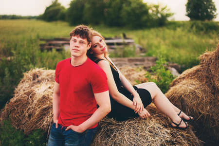 Young couple.の写真素材