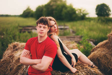 Young couple.の写真素材