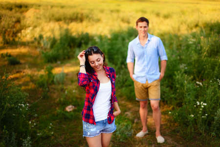 Young couple.の写真素材