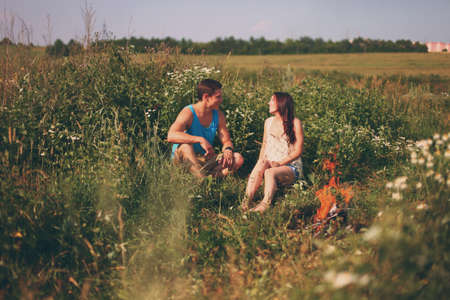 Young couple.の写真素材