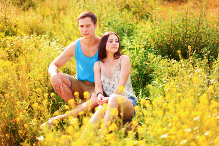 Young couple.の写真素材