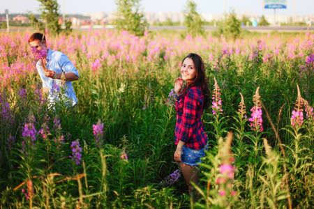 Young couple.の写真素材