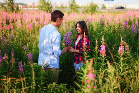 Young couple.の写真素材