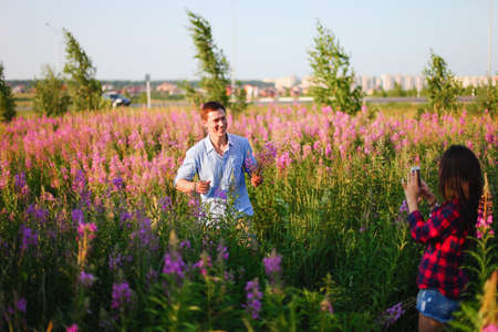 Young couple.の写真素材