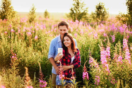 Young couple.の写真素材