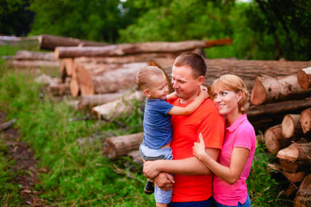 Family.の写真素材