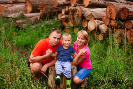 Family.の写真素材