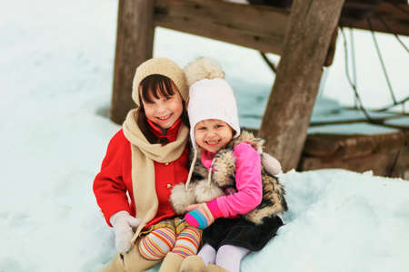 Child happy outdoors.の写真素材