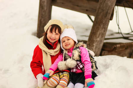 Child happy outdoors.の写真素材