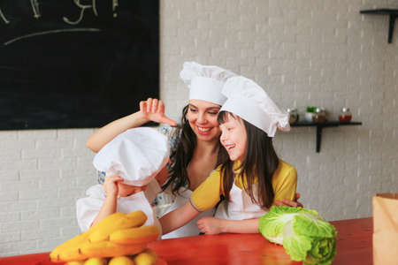 Child cook.の写真素材