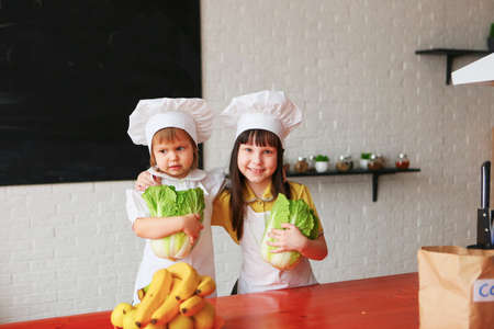 Child cook.の写真素材