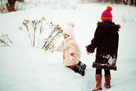 Children happy outdoors.の写真素材