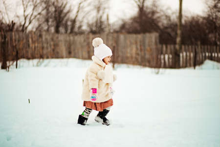 Children happy outdoors.の写真素材