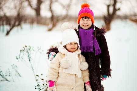 Children happy outdoors.の写真素材
