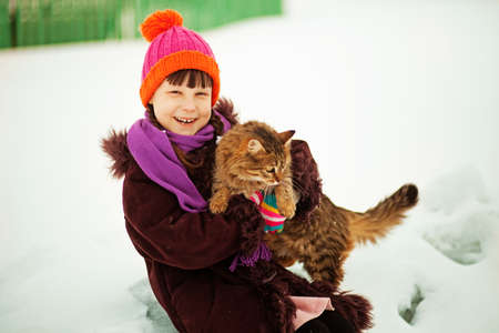 Children happy outdoors.の写真素材