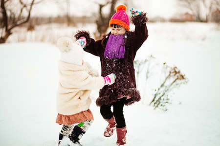 Children happy outdoors.の写真素材