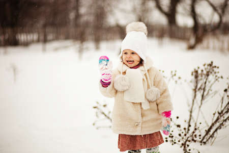 Children happy outdoors.の写真素材