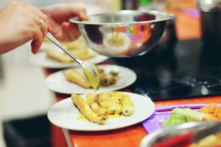 Cooking.の写真素材
