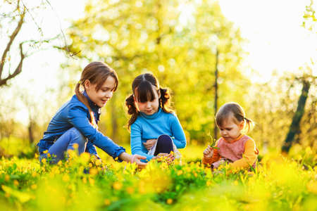 The child in park a outdoors happy.の写真素材