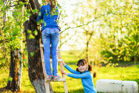 The child in park a outdoors happy.の写真素材
