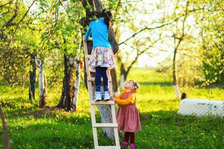 The child in park a outdoors happy.の写真素材