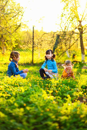 The child in park a outdoors happy.の写真素材