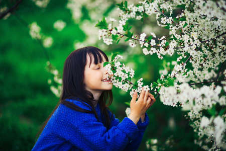 The child in park a outdoors happy.の写真素材