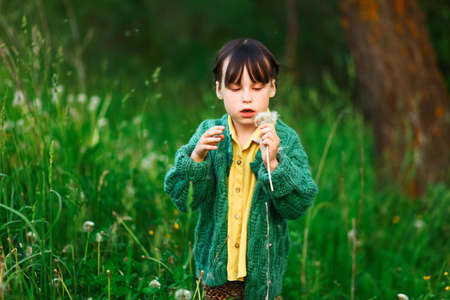 The child in park a outdoors happy.の写真素材