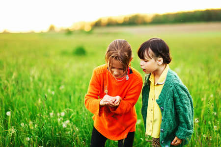 The child in park a outdoors happy.の写真素材