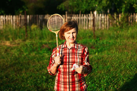 The Older people lead an active lifestyle.の写真素材