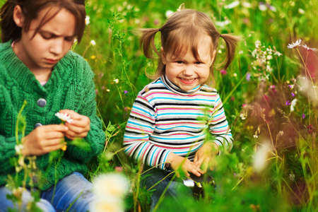 The Children lead an active a lifestyle.の写真素材