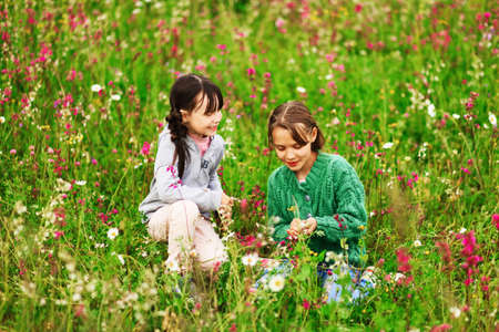 The Children lead an active a lifestyle.の写真素材