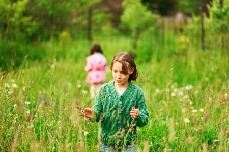 The Children lead an active a lifestyle.の写真素材