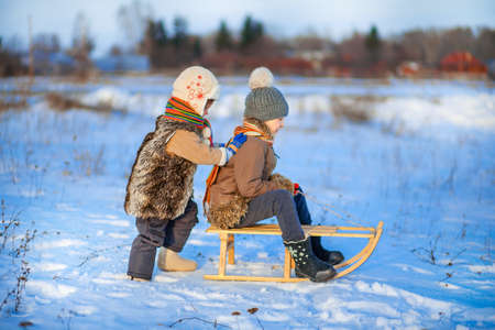 Child happy outdoors.の写真素材