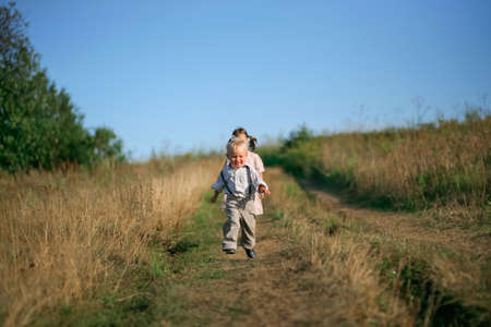 The Children in rural areas a liveの写真素材