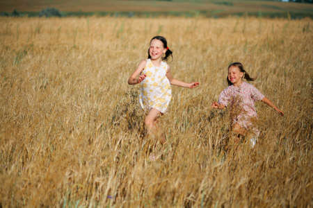 The Children in rural areas a liveの写真素材