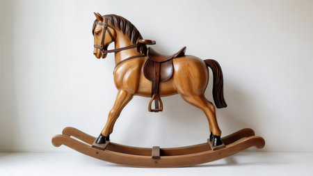 Classic Wooden Rocking Horse Toyの素材
