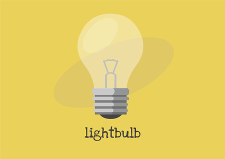 Light Bulb, Vector Illustration Isolated - Vectorのイラスト素材